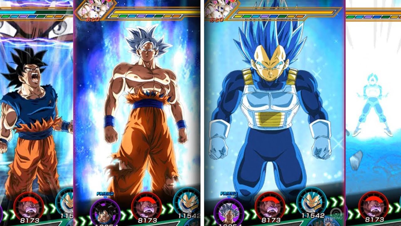 SSB EVOLUTION VEGETA & MASTERED ULTRA INSTINCT GOKU TRANSFORM AT THE SAME TIME! DBZ Dokkan Battle