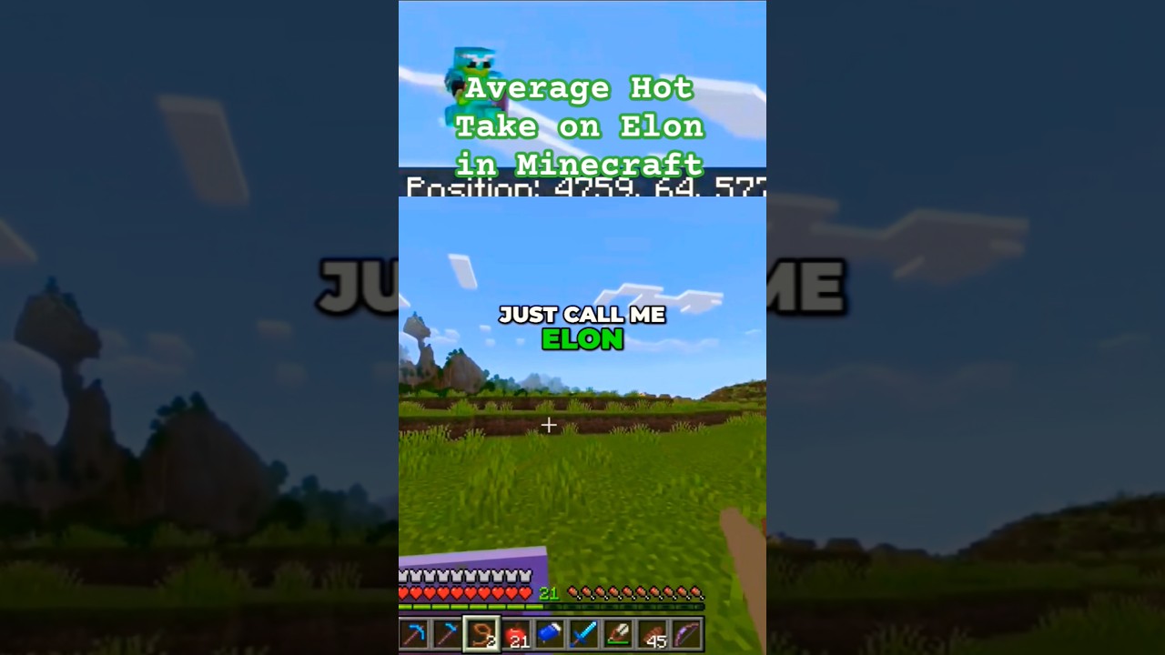 No Elons were hurt in the making of this #minecraft commentary.