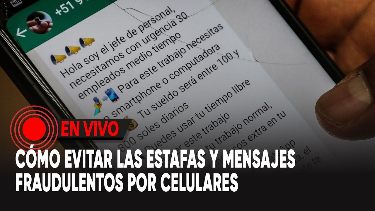 ¿Cómo evitar las estafas y mensajes fraudulentos por celulares?