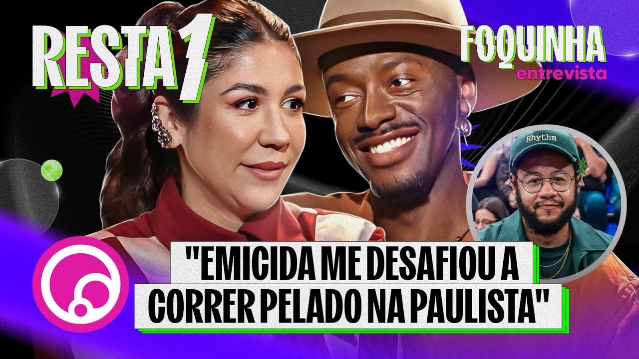 RESTA 1 com JOTA.PÊ: AMIZADE COM EMICIDA, FORRÓ COM ANA HIKARI, FOFOCA COM VANESSA DA MATA| Foquinha