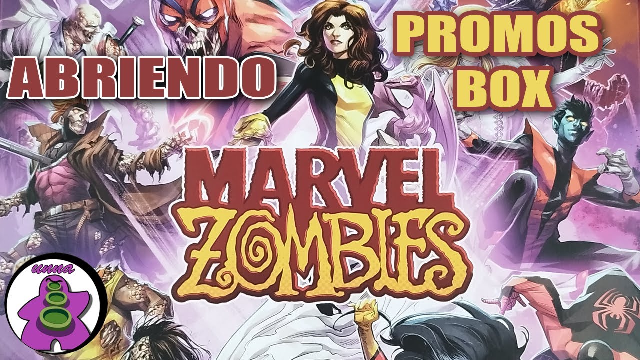 ZOMBICIDE MARVEL ZOMBIES - Promos Box - Dentro de la Caja - Unboxing Juego de Mesa - unna