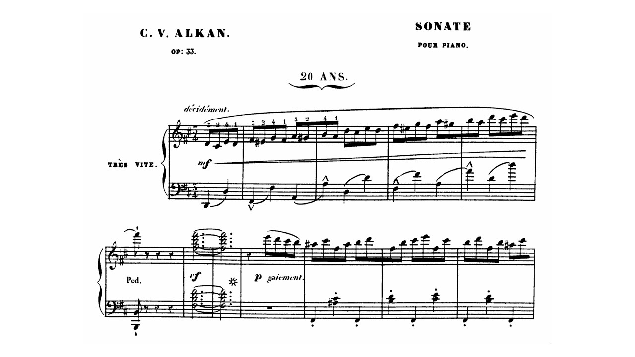 Alkan - Grande Sonate 