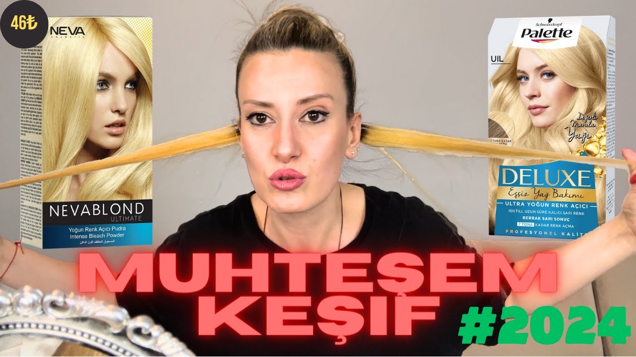 PALETTE Deluxe & NEVABLOND SAÇ AÇICI  Karşılaştırma [ Part-1] #palettedeluxe #nevablond