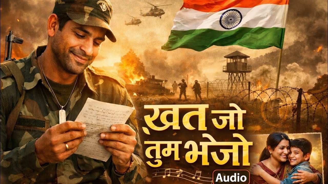 Khat Jo Tum Bhejo (Official) | Border 2 New Song | Sunny D, Diljit D ,Varun D ,Ahan S | Sunlo Audio|
