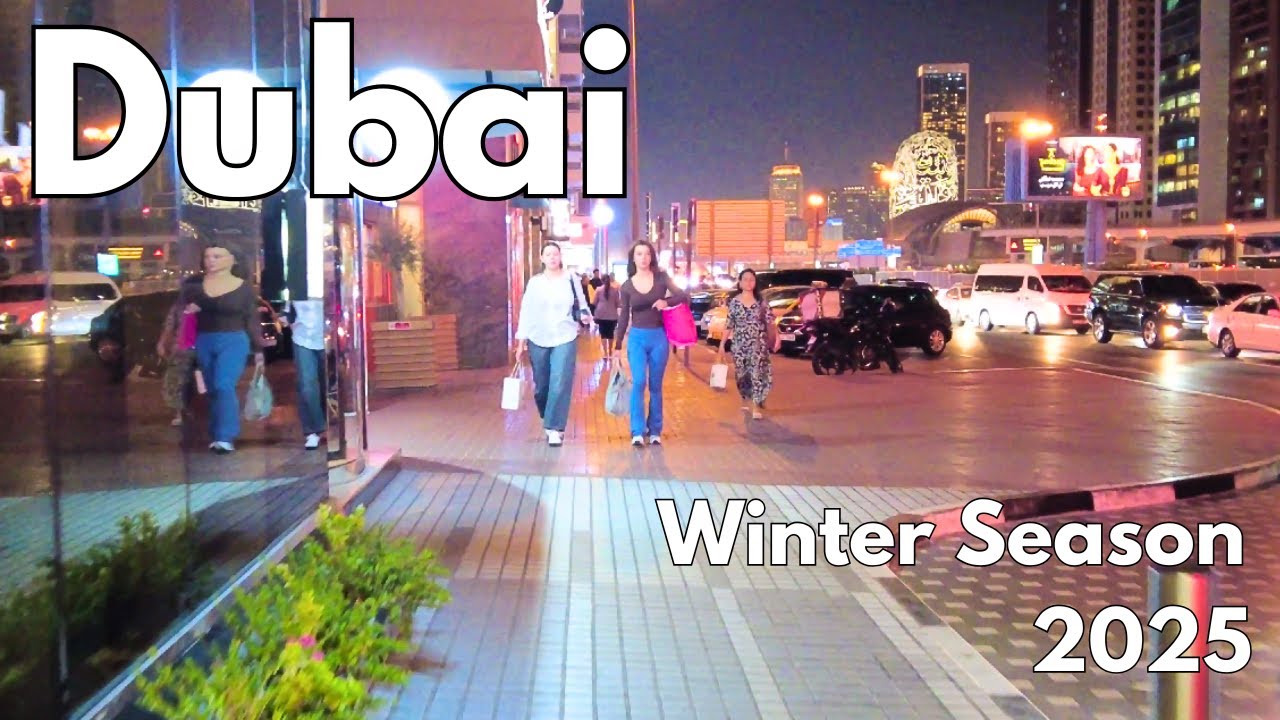 Amazing Dubai Winter Season Walk 2025 🇦🇪
