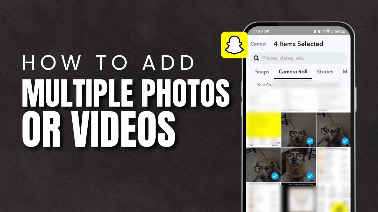 Add Multiple Photos To Snapchat Story 2026 | Upload Multiple Snaps At Once