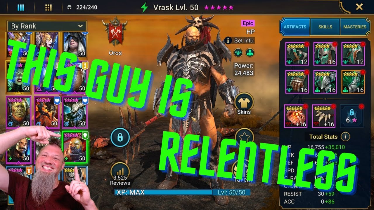 RAID Vrask in Relentless Helped Me Beat the Orc Crypt!