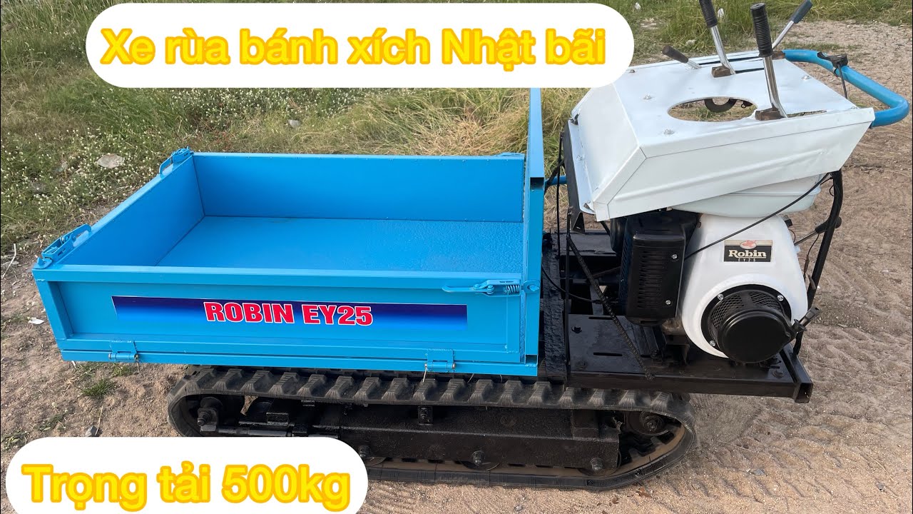 Xe rùa bánh xích Nhật bãi, trọng tải 500kg siêu đẹp 