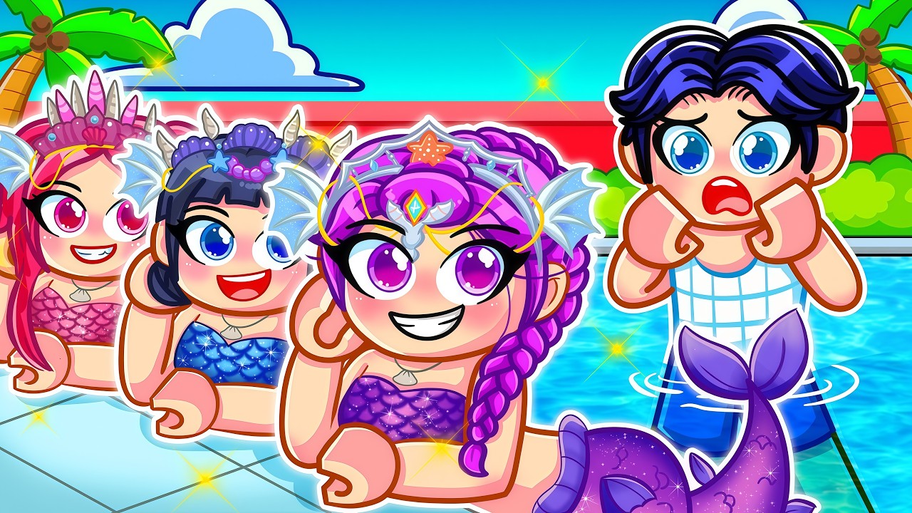 JINU Is CHASED by  MERMAIDS RUMI, ZOEY & MIRA in Roblox! | Kpop Demon Hunters