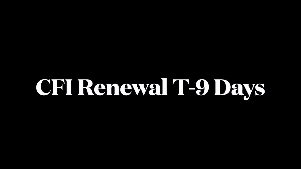 Day Two Morning, T-9 Days