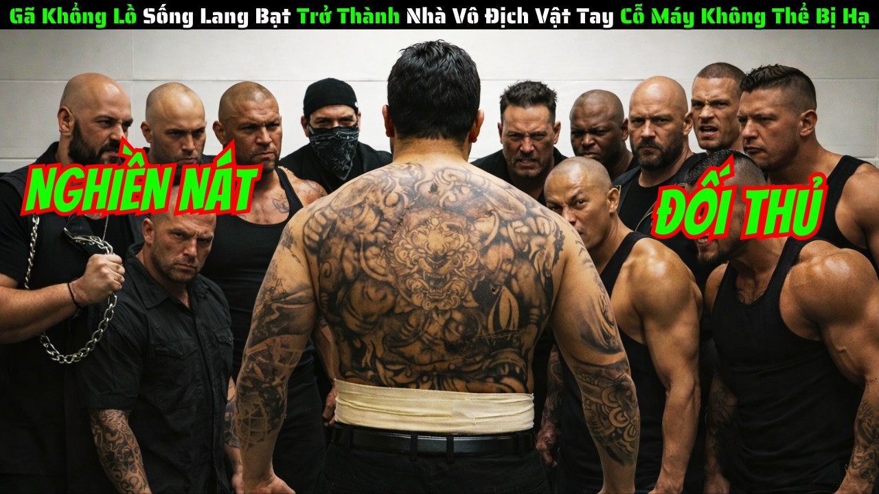 [Review Phim] Gã Khổng Lồ Sống Lang Bạt Trở Thành Nhà Vô Địch Vật Tay Cỗ Máy Không Thể Bị Hạ