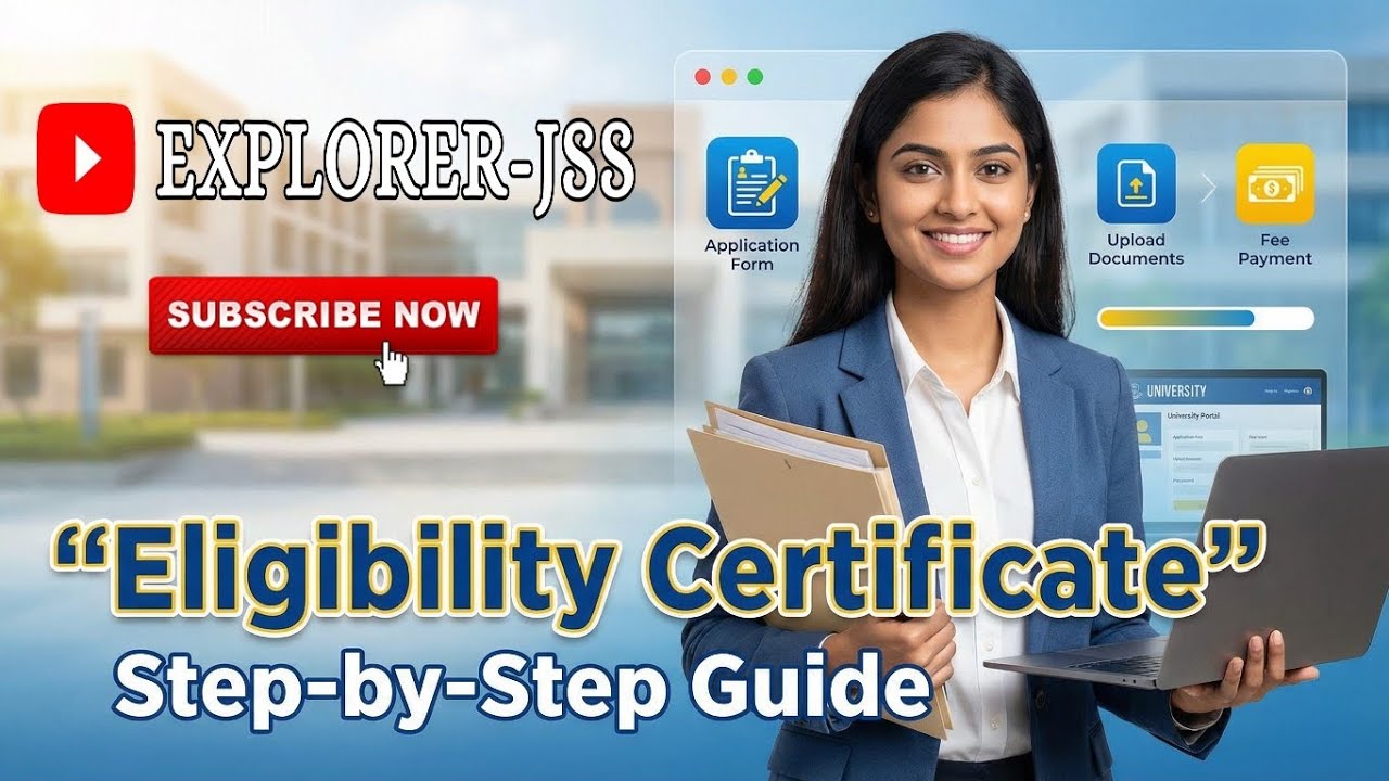 🎓 Rajiv Gandhi University Eligibility Certificate Online Application | Full Process Explained