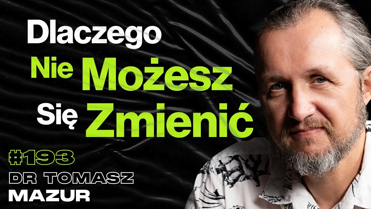 #193 Dlaczego Ludzie Nas Tak Denerwują? Influencerzy, Wartości, Stoicyzm - dr Tomasz Mazur