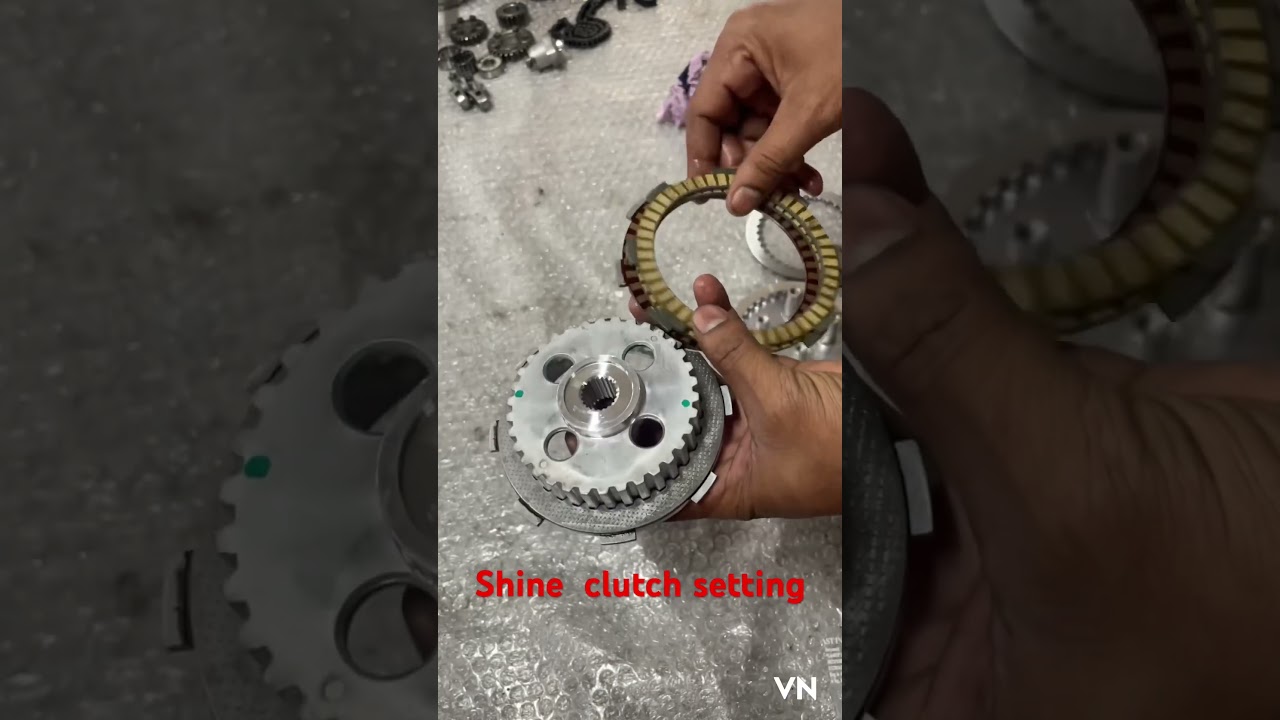 HONDA SHINE 🏍️CLUTCH  ASSEMBLY ￼#shorts