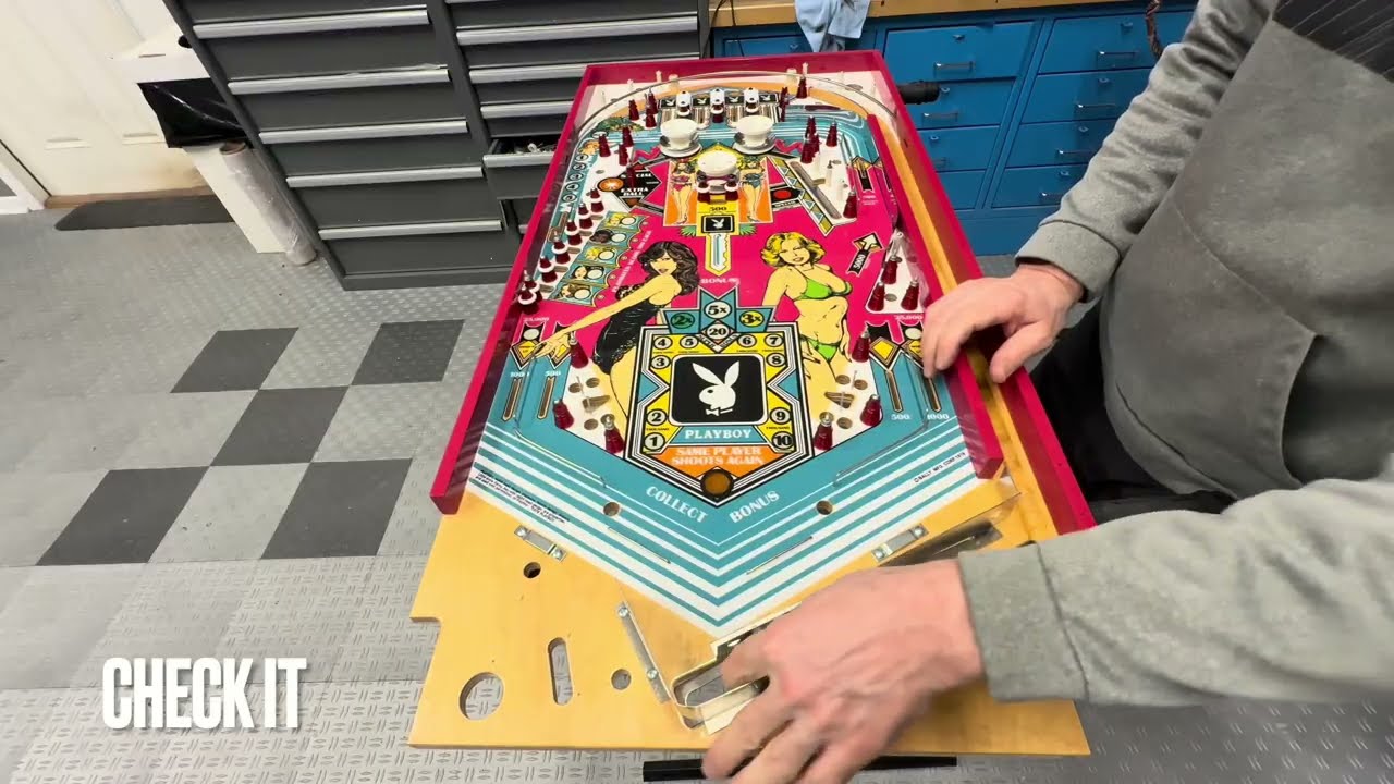 Реставрация/сборка пинбольного автомата Bally Playboy HEP 4