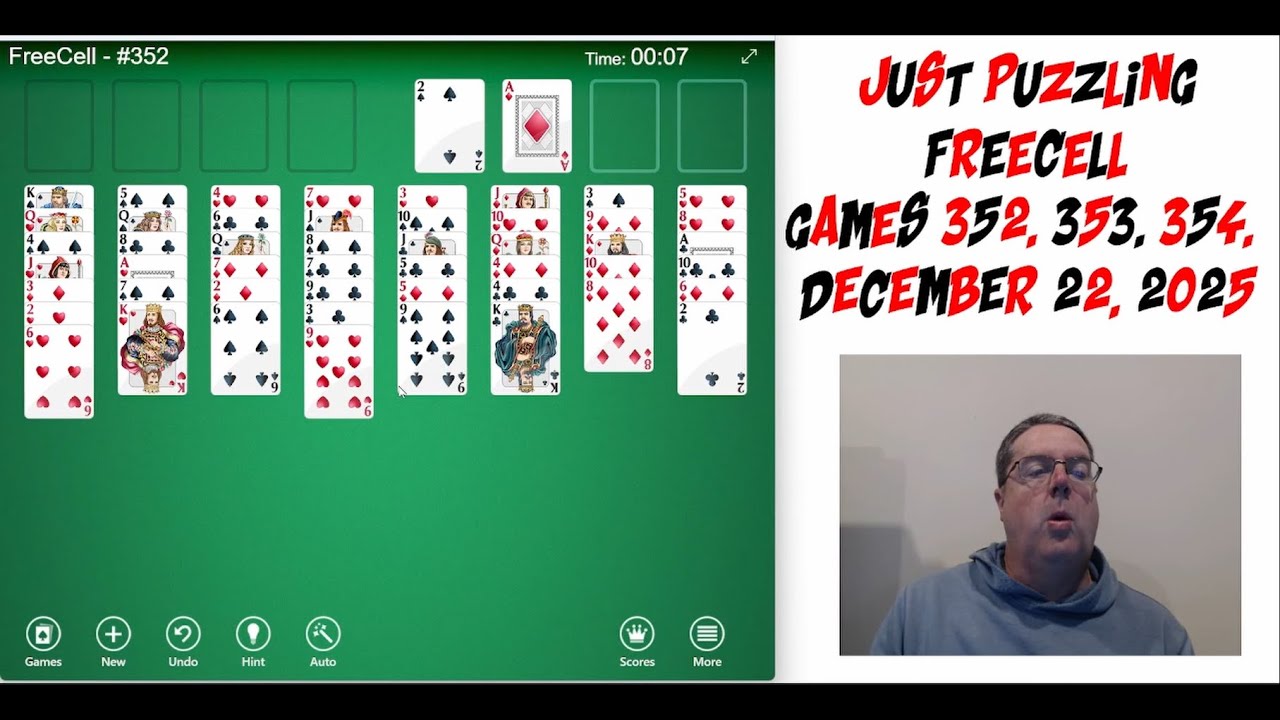 Learning Freecell By Doing and Explaining Games 352, 353 and 354