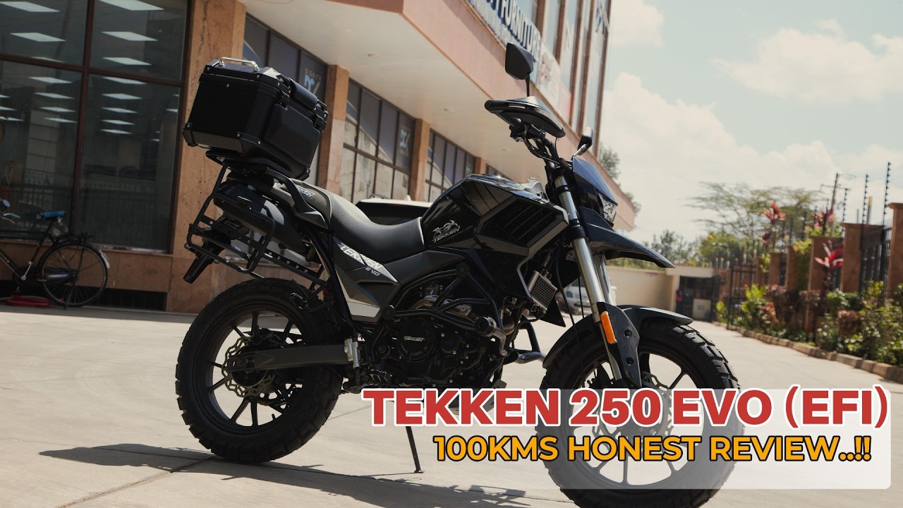 Первые 100 км пробега на модели TEKKEN 250 EFI.
