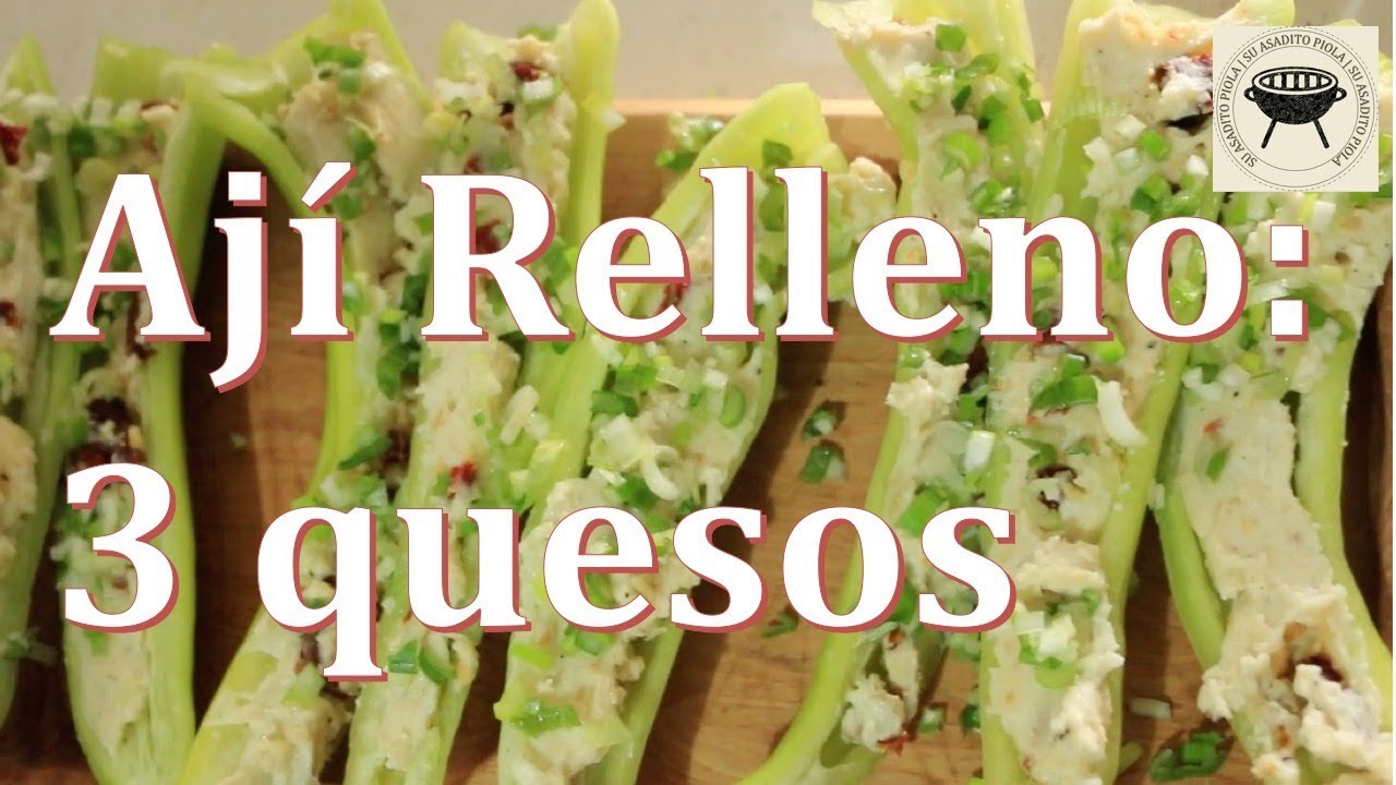 Como hacer Ají Rellenos (3 quesos) a la Parrilla | Su Asadito Piola