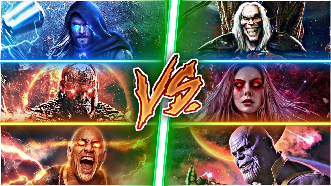 Rune King Thor Vs Knull, Darkseid Vs Scarlett Witch, Black Adam Vs Thanos ( Ask Komician )
