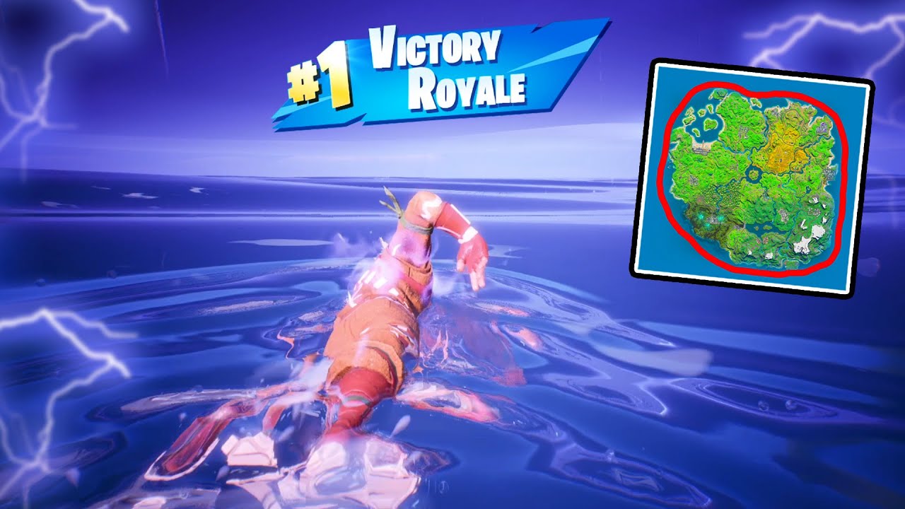 Swimming Around The ENTIRE MAP (we won)