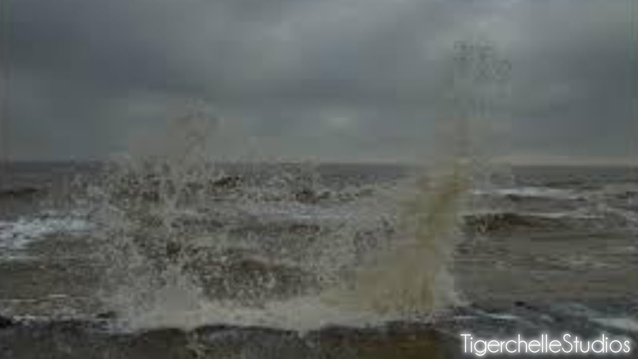 Crashing Waves Against The Bank