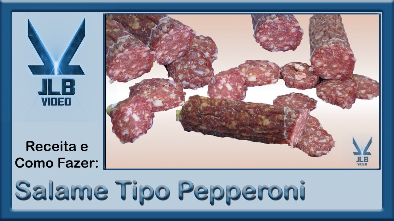 Salame Pepperoni Caseiro Salame Pepperoni Receita de Salame Pepperoni Como Fazer Salame Pepperoni