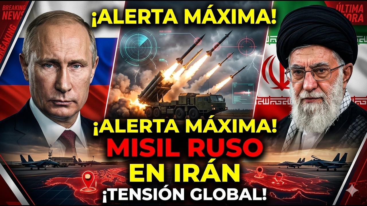 Última Hora: El sistema de misiles más letal de Rusia llega a Irán; bases de EE. UU. en alerta