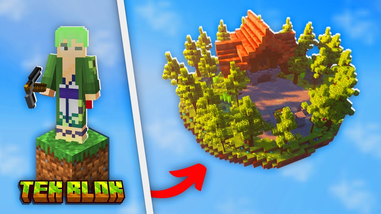 Sadece Tek Blok İLE Minecraft'ta Hayatta Kalmaya Çalıştım!