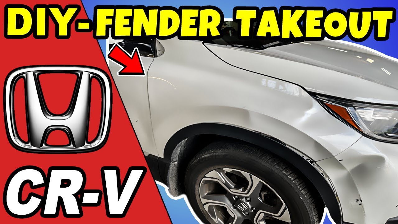 DIY 2017 - 2018 - 2019 - 2020 Honda CRV Fender Removal / Takeout