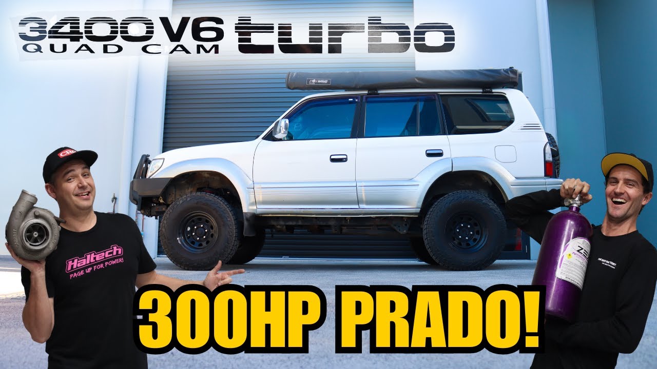 TURBO 5VZFE Toyota Prado! The Soccer Mum Express!