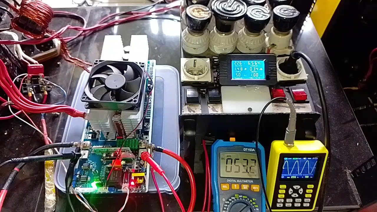 260120H1TFT99N Test uji voltage & beban KIT INVERTER PSW EGS002 TO247 16Mosfet 48V