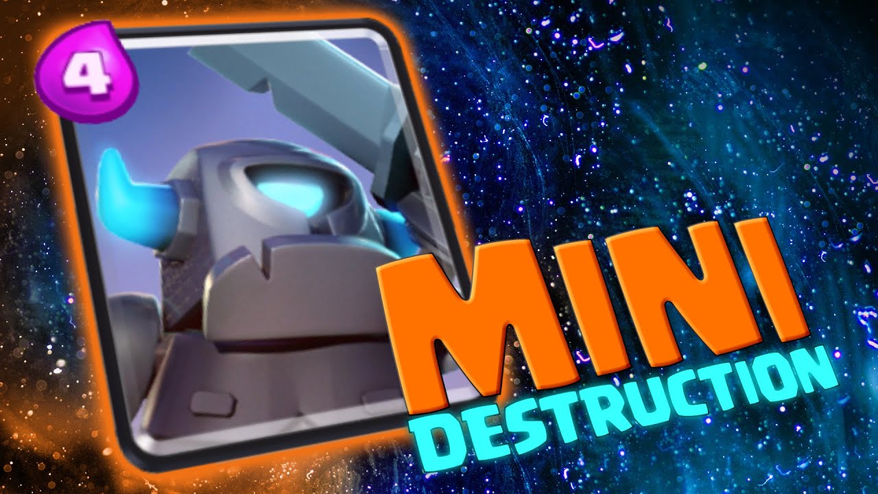 Clash Royale - BEST MINI PEKKA CARD DECK!?!!  Pekkanator!!  (OP Card deck at high levels)