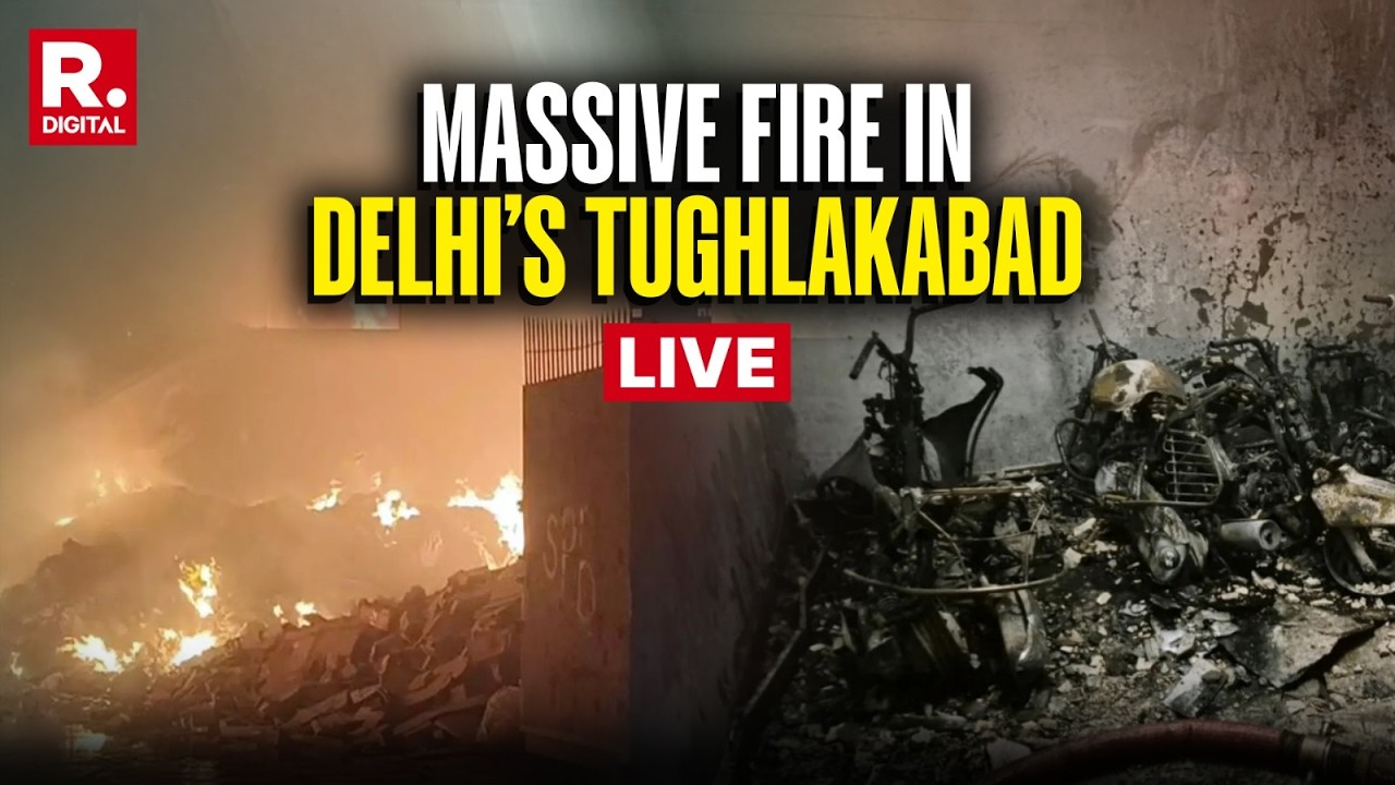 BREAKING LIVE:Massive Fire In Multi-Storey Building In Delhi&rsquo;s Tughlakabad Leaves 3 Dead & 8 Injured
