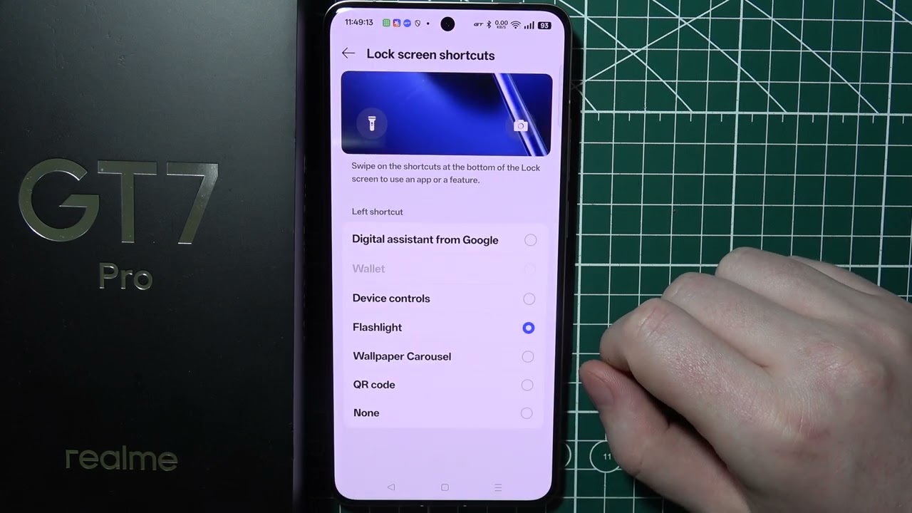 Realme GT 7 Pro: How to Remove Lock Screen Shortcuts