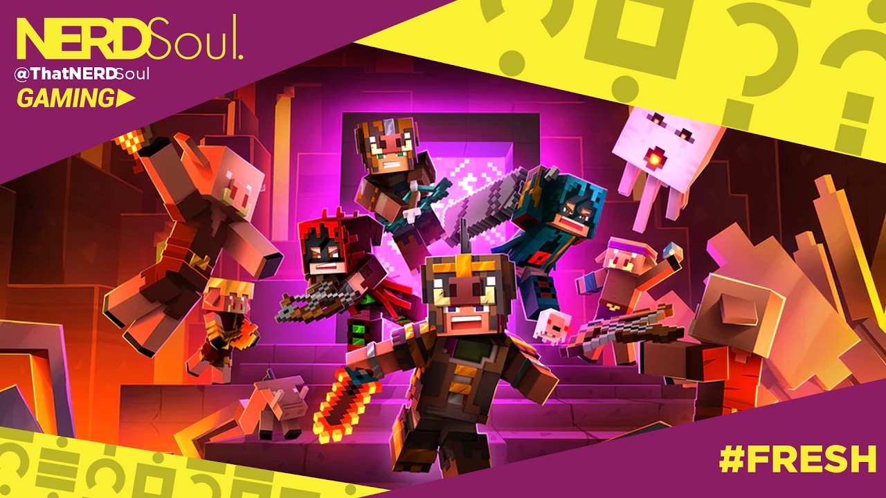 Father & Son v The Orb of Dominance 👁️ Mind Control, Mayhem in Minecraft Dungeons | NERDSoul Gaming
