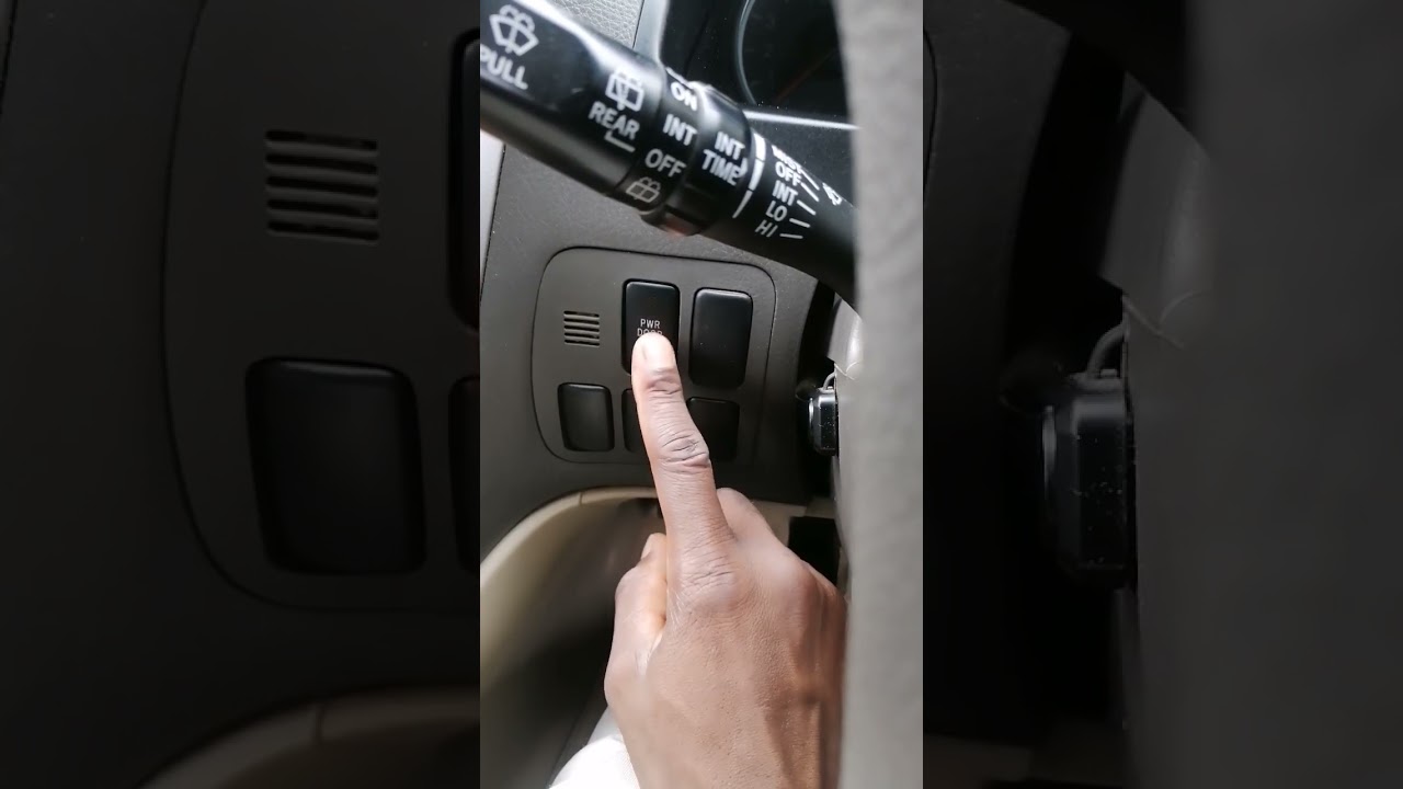 How to open automatic door on Toyota Alphard Vehicles #ToyotaCarHarks #knowhow