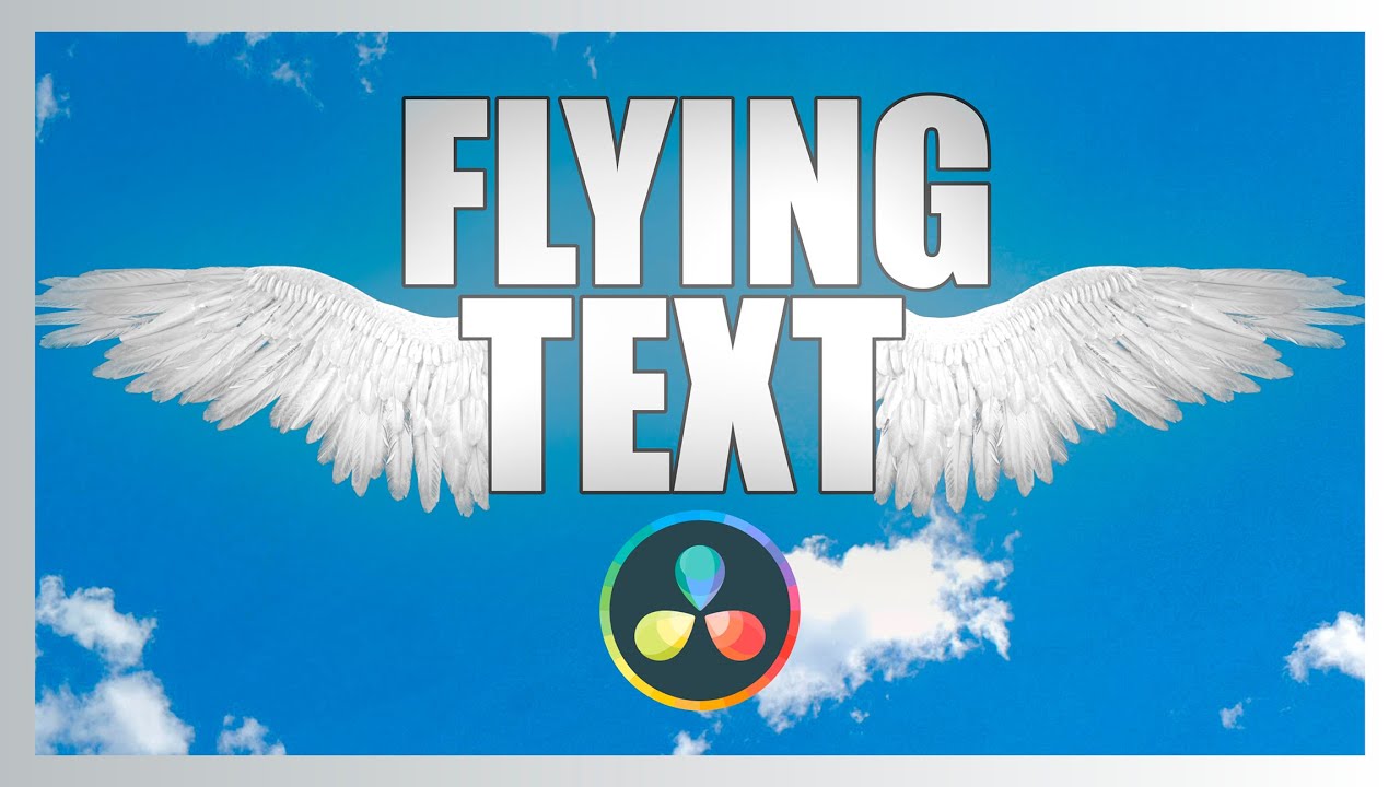 Amazing Flying Text Effect in DaVinci Resolve | Tutorial for Beginners