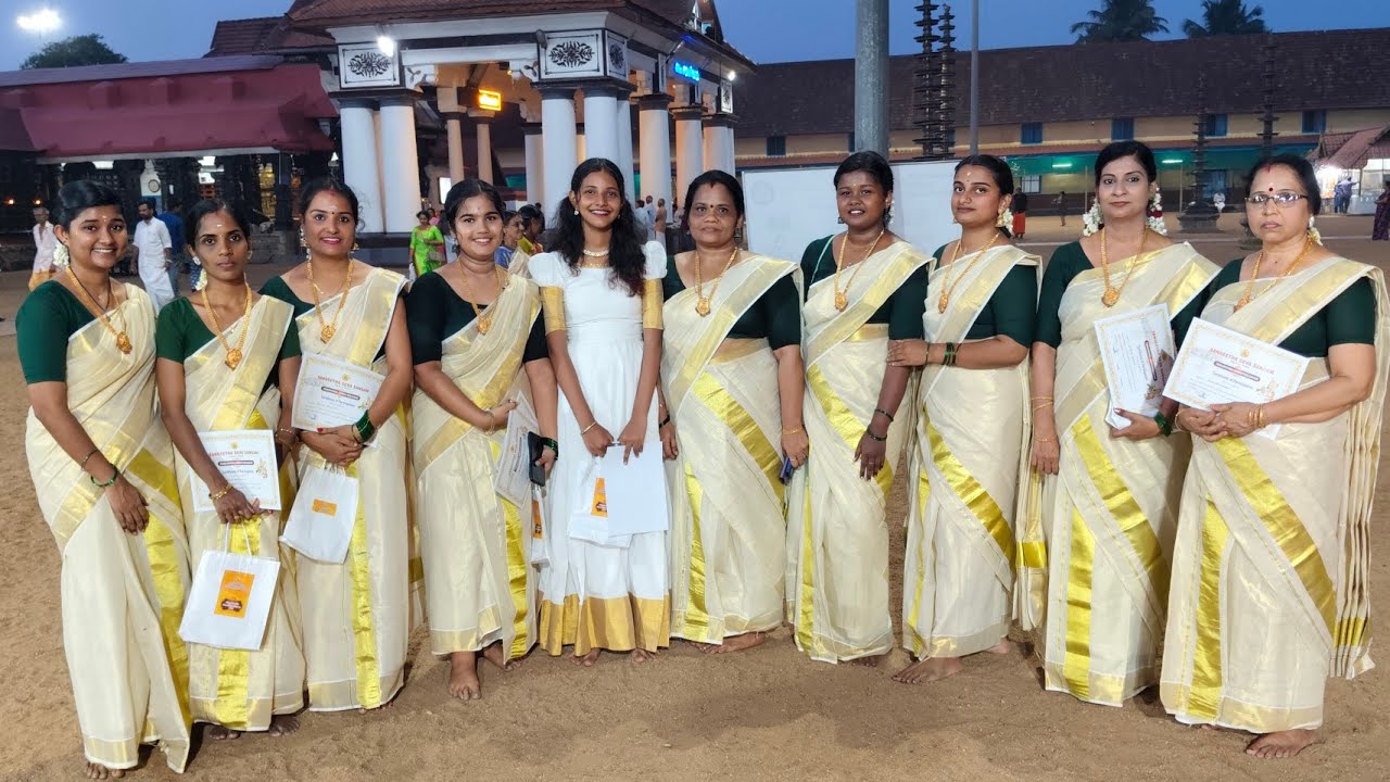പൊന്നിൻ തിരുവാതിര | ponnin thiruvathira | thiruvathirakali | traditional | kerala
