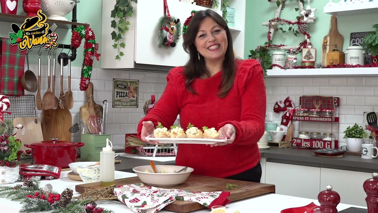 INSALATA RUSSA - CESTINI DI INSALATA RUSSA idea golosa per Natale