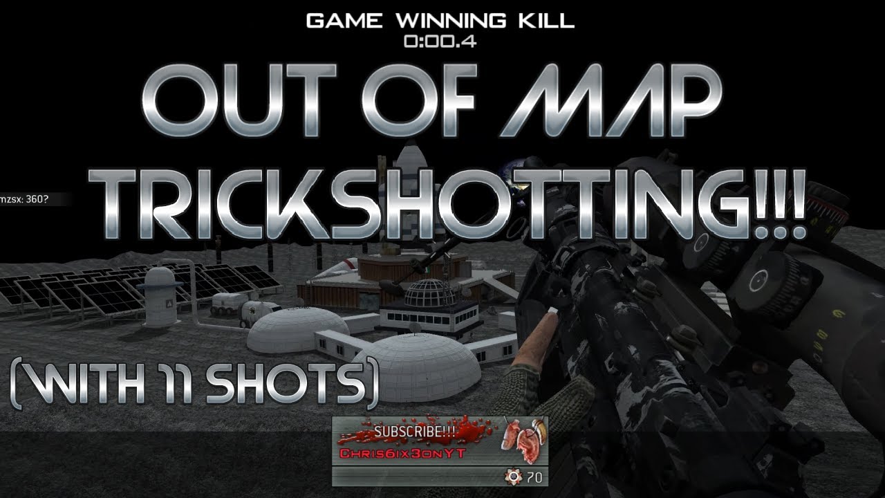 Mw2 Trickshotting! (With 11 Shots!!!) I Hit 2 Out Of Map Shots!!!