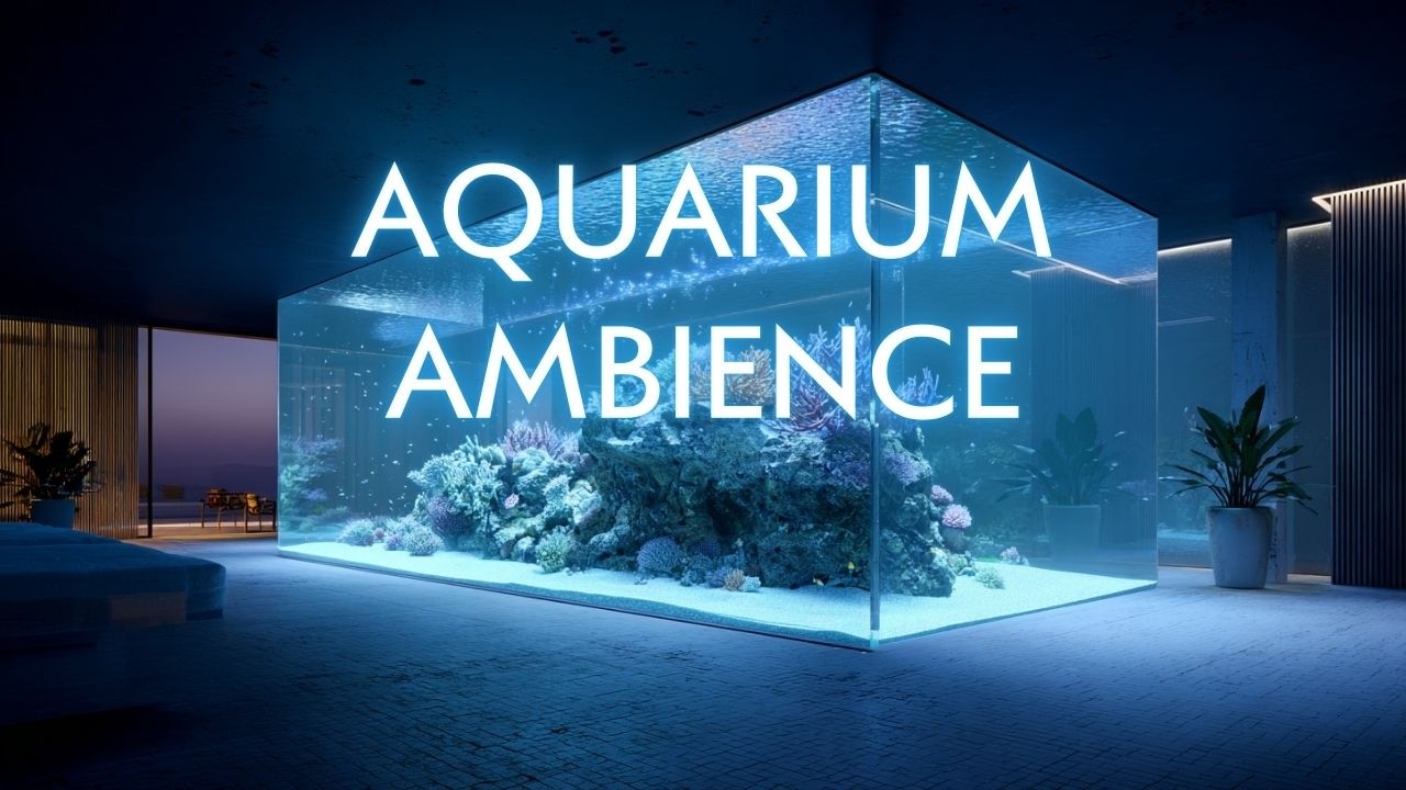 Luxury Aquarium Ambience | 2 Hours Deep Focus Study & Work Background