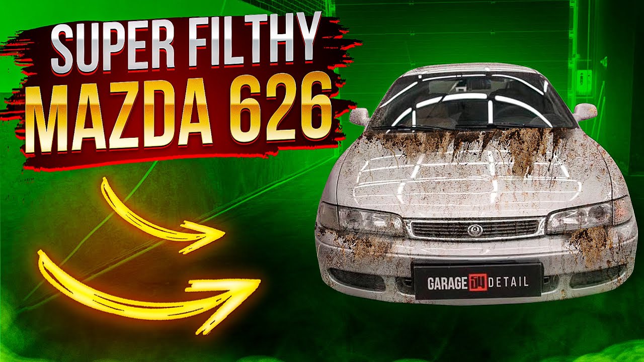 Супер грязная мойка и глубокая чистка Mazda 626