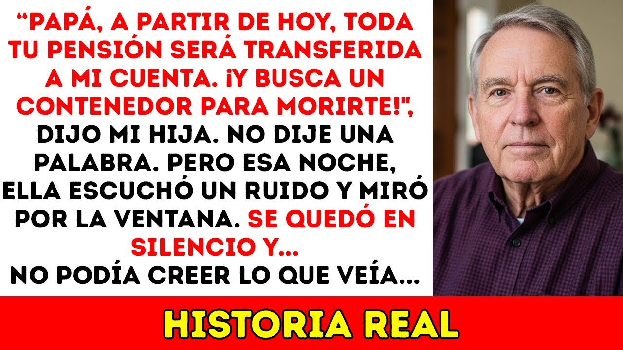 Mi Hija Me Quitó La Pensión Y Me Mandó A Vivir A Un Basurero, Pero Esa Misma Noche Ella...