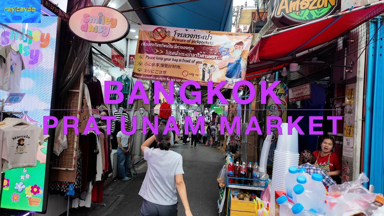 Bangkok Thailand Partuman Market Fashion on the Cheap next to the Baiyoke Sky Hotel
