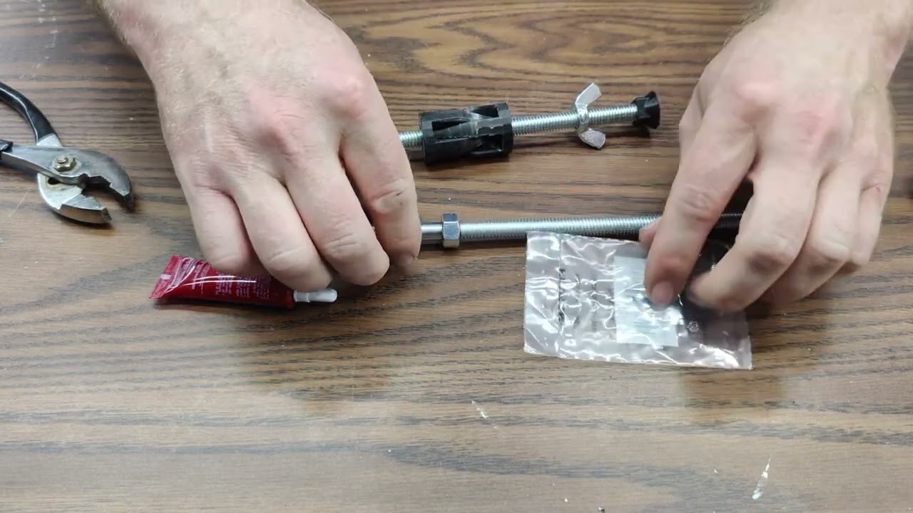 How to make a spindle to make your own rings.