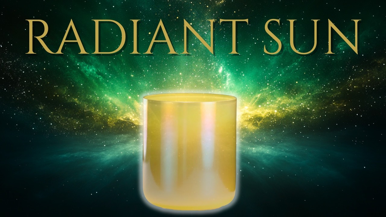 354 Hz Radiant Sun • Crystal Singing Bowl (F) | Resonant Relaxation