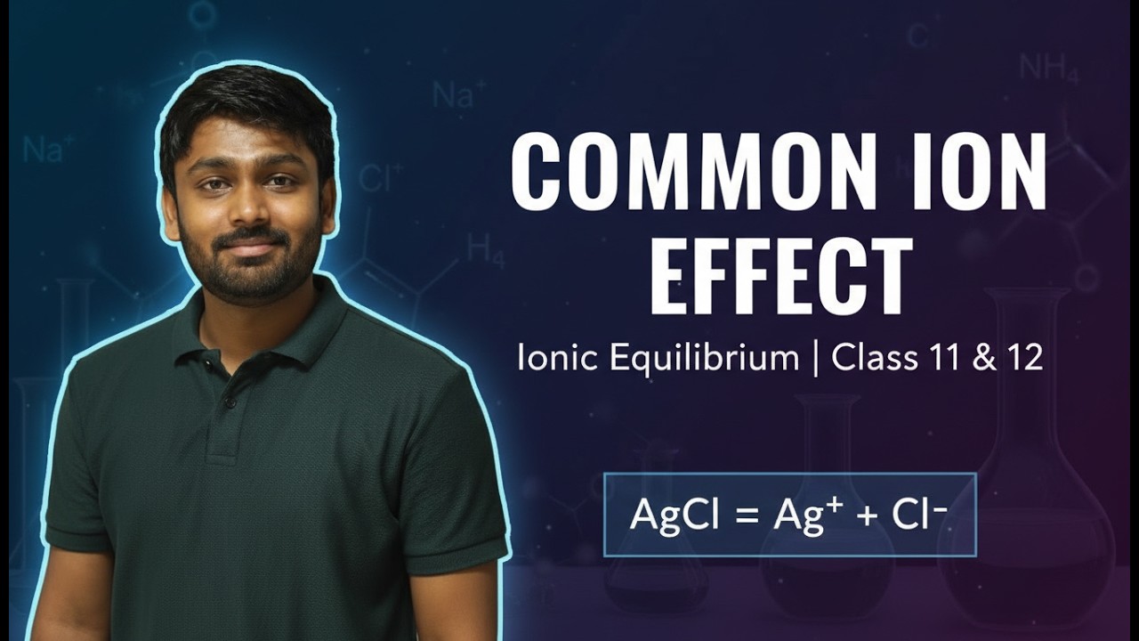 Common ion effect JEE & NEET