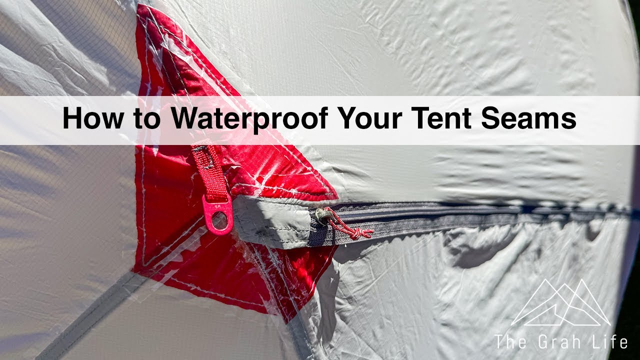 How to re-waterproof your tent seams
