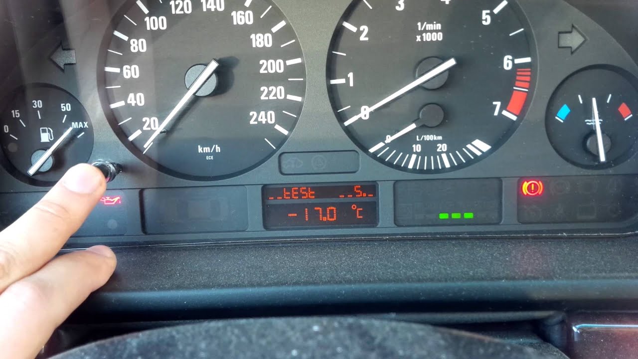 Разблокировка приборной панели в низком режиме работы бортового компьютера BMW E39 (температура о...