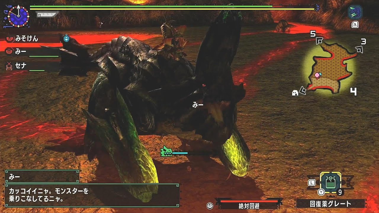 （192）集会G4　エリアル大剣ソロ「火山の脅威・ブラキディオス」　３３分４４秒